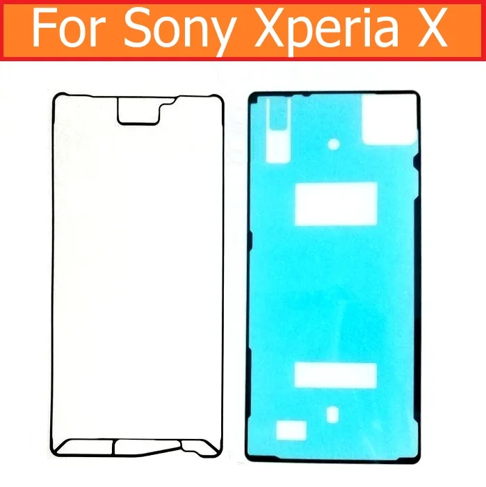 מקורי להציג דבק עבור Sony Xperia X F5121 F5122 אחורי זכוכית דיור עמיד למים עבור דבק SONY X 3M סרט דבק מדבקה
