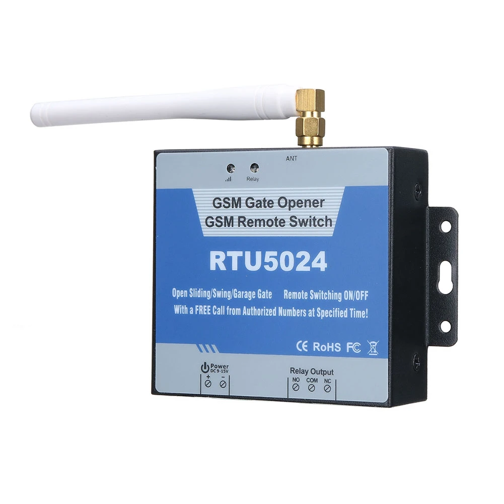 RTU5024 GSM השער פתיחת דלת מתג ממסר טלפון נייד הדלת מרחוק בקר 850/900/1800/1900MHz