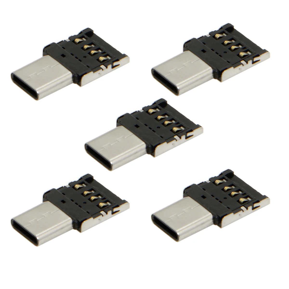 Zihan 5pcs USB 2.0 OTG אולטרה מיני מסוג-C USB-C מתאם לטלפון נייד Tablet & USB & דיסק פלאש