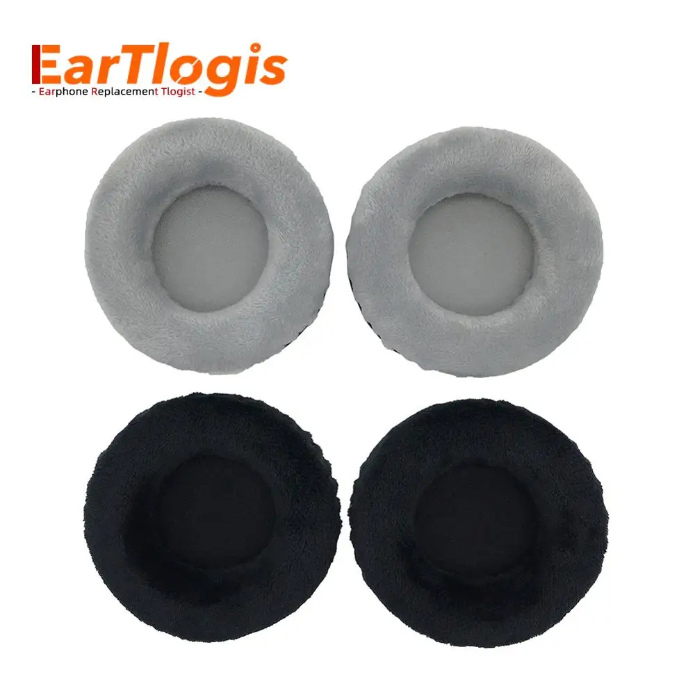 EarTlogis קטיפה החלפת כריות אוזניים עבור זלמן ZM-RS6F ZMRS6F אוזניות חלקים לכסות את האוזניים כיסוי כרית כוסות הכרית