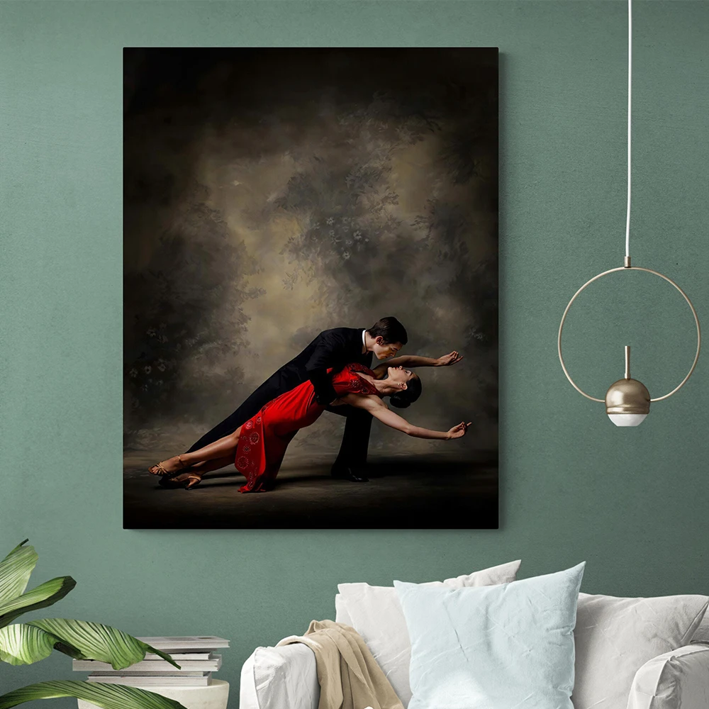 Abstractism קיר בעיצוב בד התמונה הקסם של הריקוד פוסטר טביעות ציור ההנצחה מתנה בסלון קישוט הבית