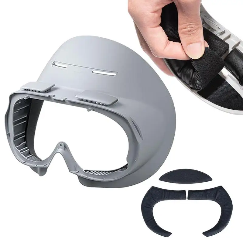 כרית ממשק סוגריים forPico 4 VR אוזניות PU רך ספוג לכיסוי הפנים עם/בלי מאוורר קירור VR אביזרים