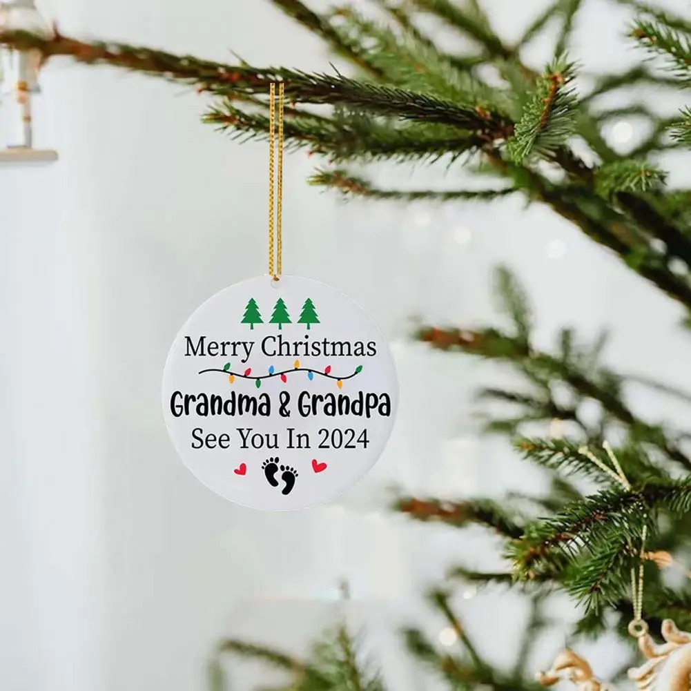 עץ התליון עמיד עץ חג מולד קישוט לעץ חוזק גבוה קל לתלות חג המולד תלוי קישוט עץ חג המולד תליון