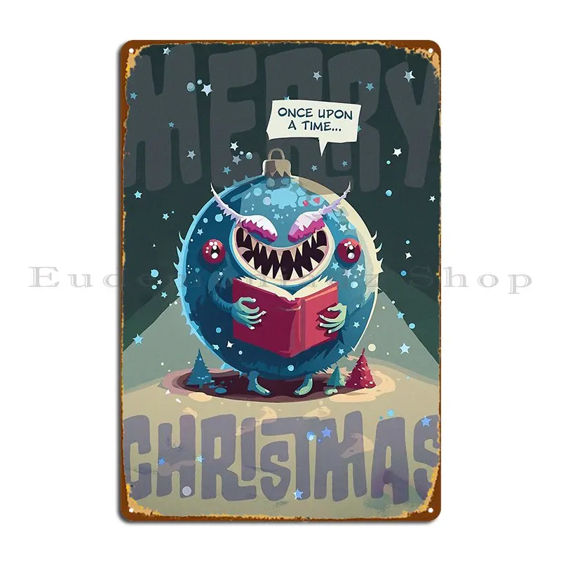 חלופה מצחיק מפלצת כרטיס חג מולד, זה לא משעמם שלט מתכת מועדון פוסטר קולנוע המוסך אופי פח סימן פוסטר