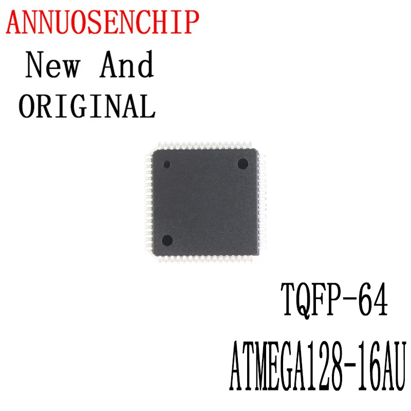 1PCS חדש ומקורי TQFP-64 ATMEGA128-16AU