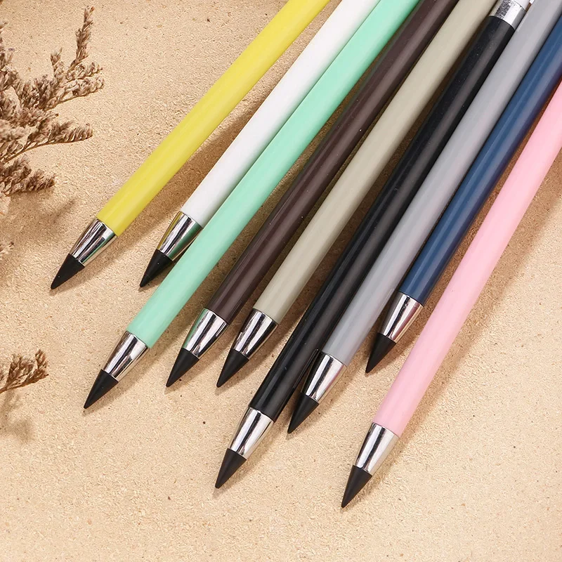 חדש Inkless עיפרון ללא הגבלה כותב לא דיו על בסיס חצי פנסיון עט ליבת עופרת ללבוש עמידים לא קל לשבור סקיצה ציור כלי אספקה