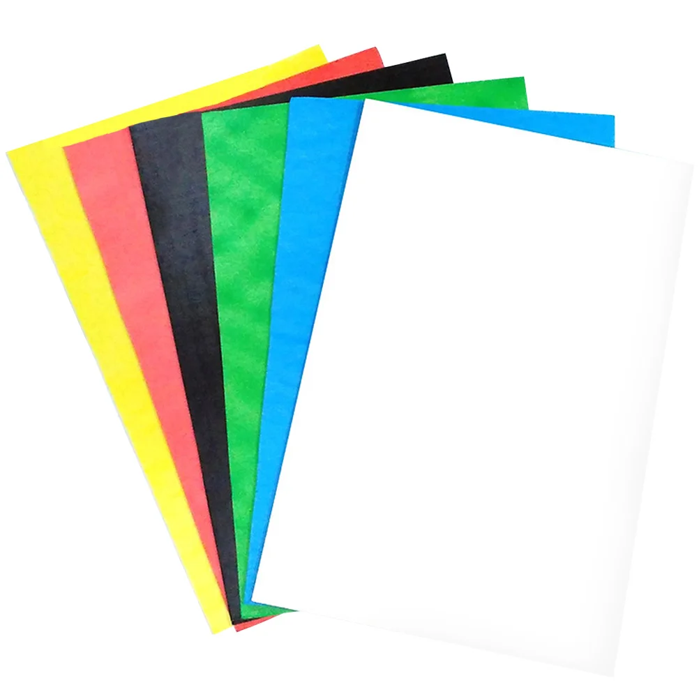 6Pcs גיליונות לוח צבעים שונים לעבות הכרזה על אמנות מסגור להציג מצגת פרויקטים לבית הספר 30x45cm