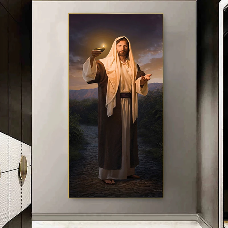 אלוהים יצירות אמנות דת להדפיס אמנות בד פוסטר עבור הסלון תפאורה הביתה הקיר תמונה