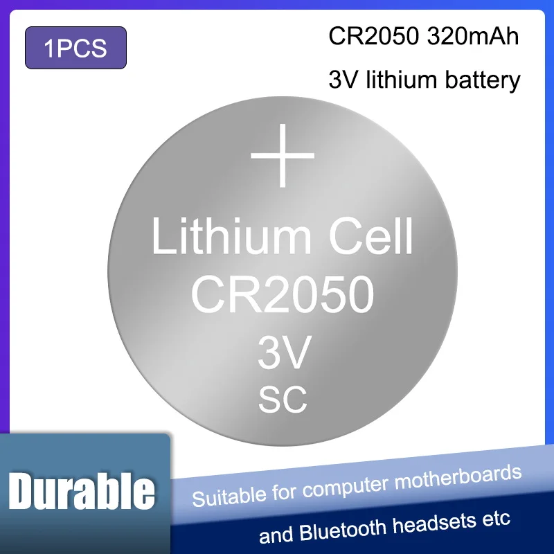 1PCS/LOT CR2050 2050 המטבע הנייד 3V סוללת ליתיום מתאימה עבור שליטה מרחוק / אלקטרוני לצפות ect.