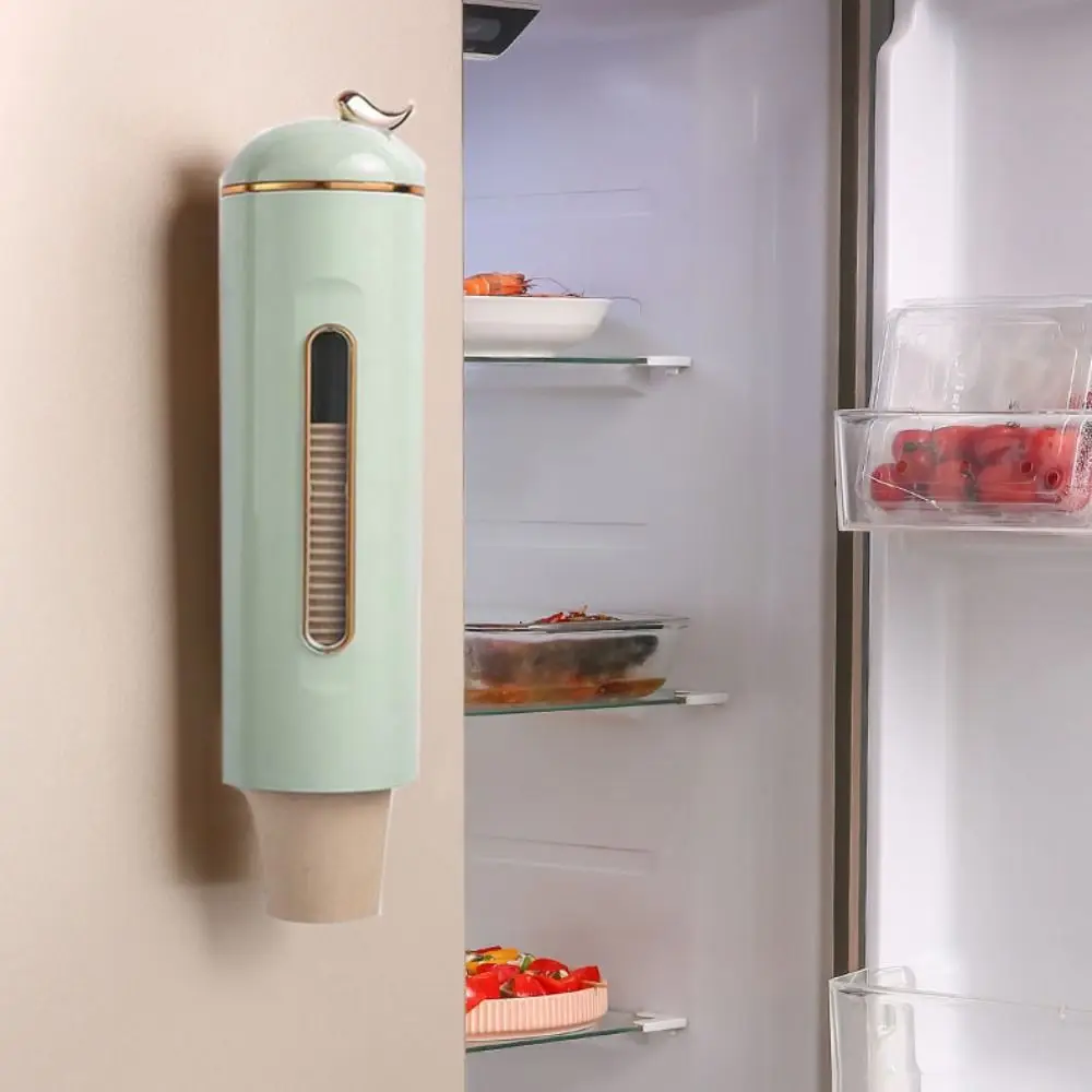 אגרוף-בחינם בכוס חד-פעמית מתקן אוטומטי פלסטיק הקיר כוסות מיכל הנייר לכוס עבור מטבח