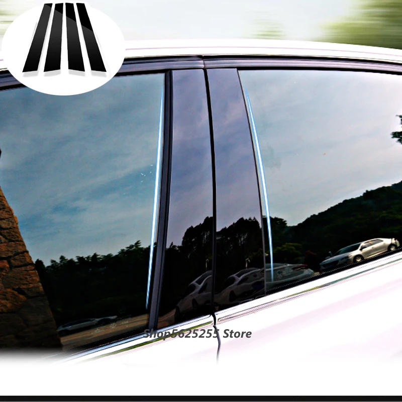 חלון המכונית עמודת מרכז עמוד תיקון עבור מאזדה 6 GH ג. ג ' יג 'יי ג' י. איי 2010 2011 2012 2002-2007 מגן לקצץ המראה פאייטים מדבקות