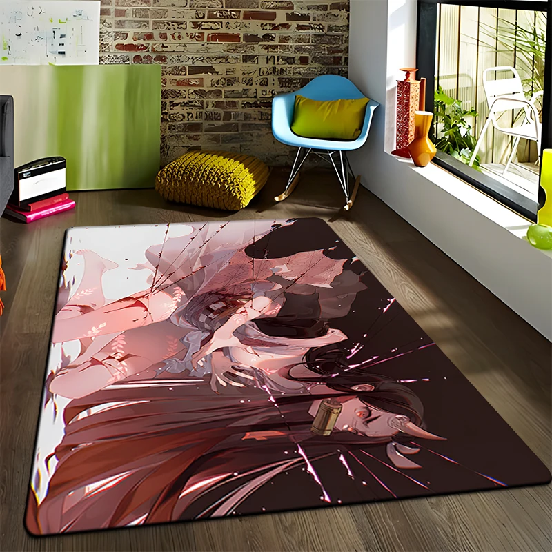 שד ציידת האופנה 3D אמנות הדפס שטיח הרצפה השטיח בסלון אנימה תפקיד למבוגרים גדול השטיח מקורה אזור רך פלנל לשחק מחצלת