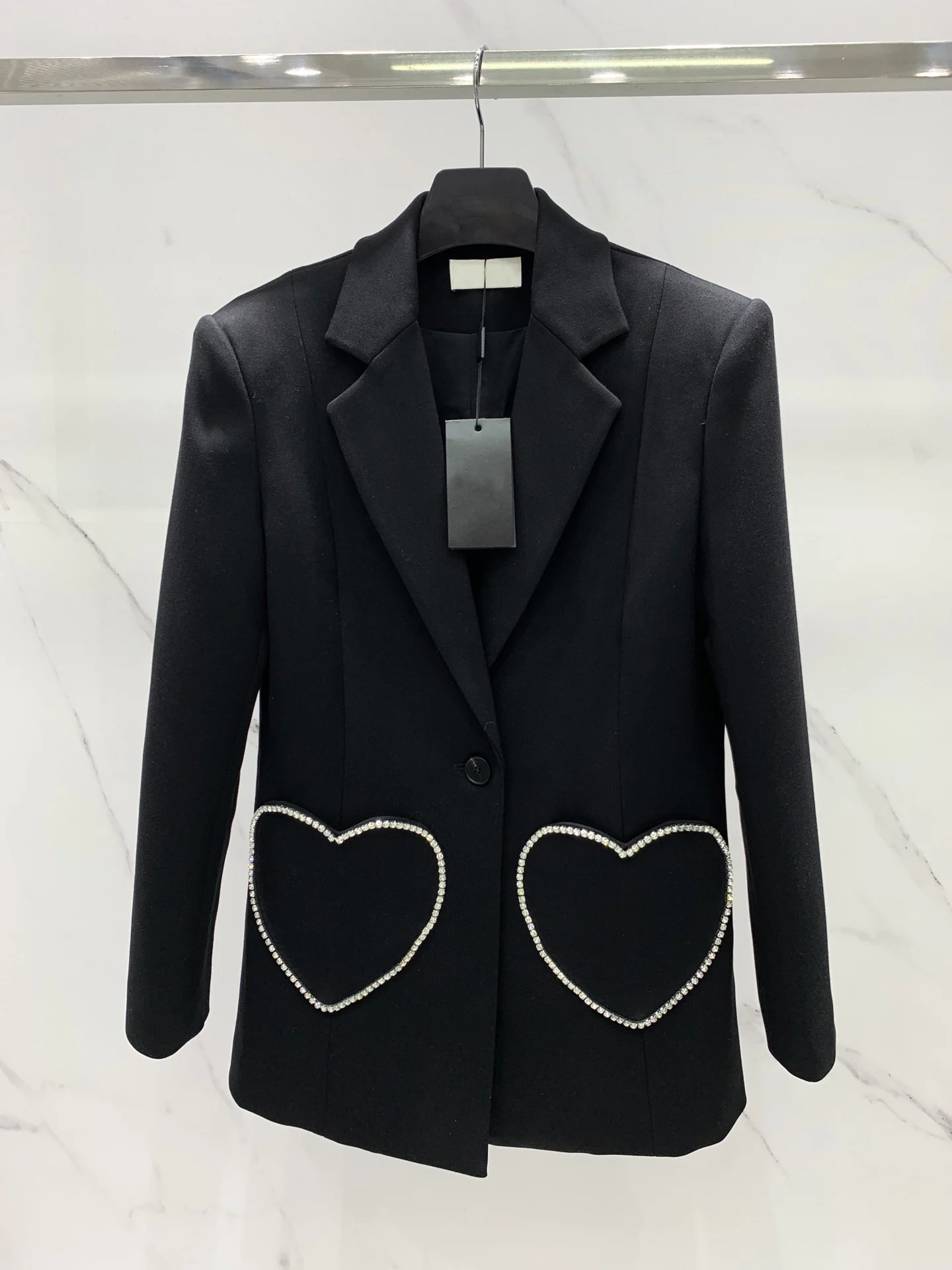 בציר אוהב חליפה קלאסית הגרסה הקצרה של אהבה דקורטיביים כיס יכולים להיות מתאימים עם אותו סדרה של אהבה החזה strap9.9