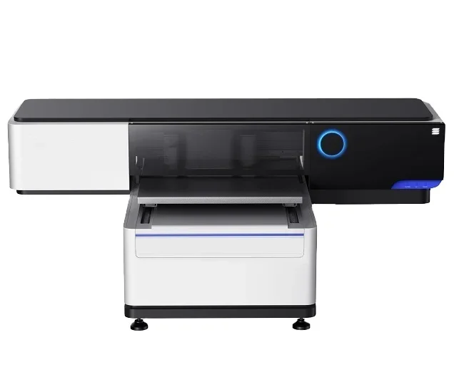 6090 UV מדפסת הזרקת דיו מיטה שטוחה UV Led מכונת הדפסה זולים קטן A1 לכה דיגיטלי UV משטח מדפסת