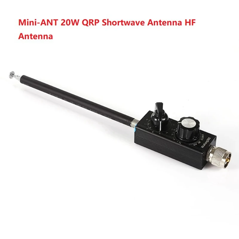 חדש מיני נמלים 20W QRP מלא הלהקה HF אנטנה 5Mhz-55Mhz טיונר עם M4 זכר מחבר אנטנה לשדר ולקבל