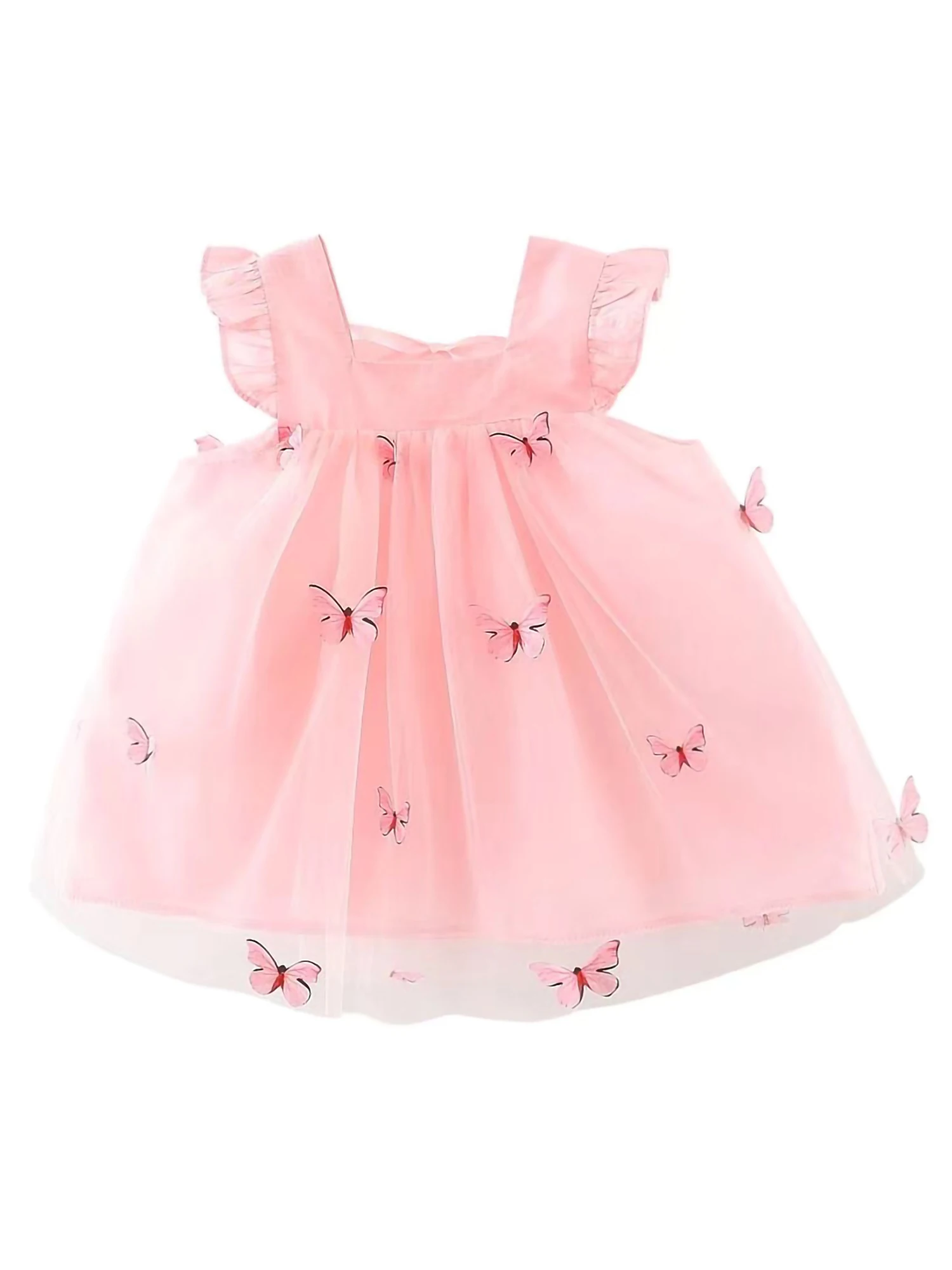 תינוקת ללא שרוולים חצאית טול שמלה עם נוצץ נצנצים רשת שכבות - יום הולדת מושלמת המפלגה הנסיכה שמלת קיץ לקיץ